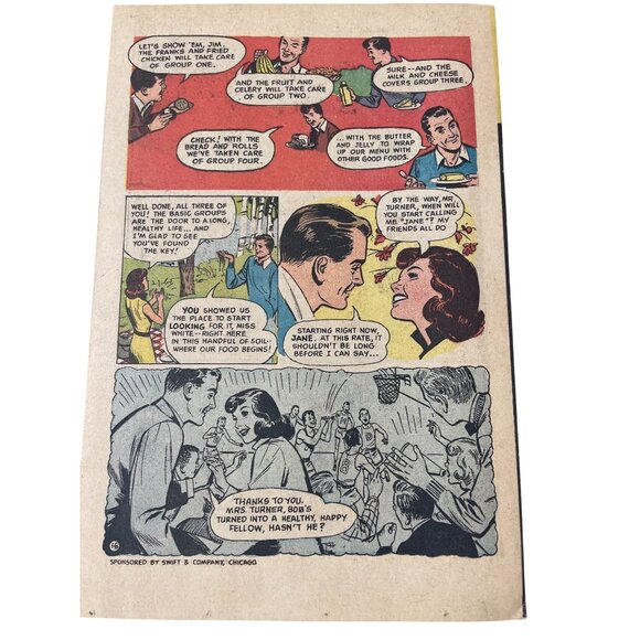 Swift & Co The Winning Combination Comic Daily Foods Essential For Good Health - Picture 2 of 6